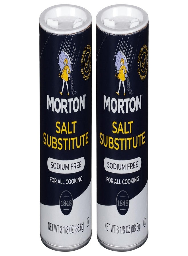 Morton Salt Substitute, Sodium Free, 3.125oz, 2 Pack - Image 1
