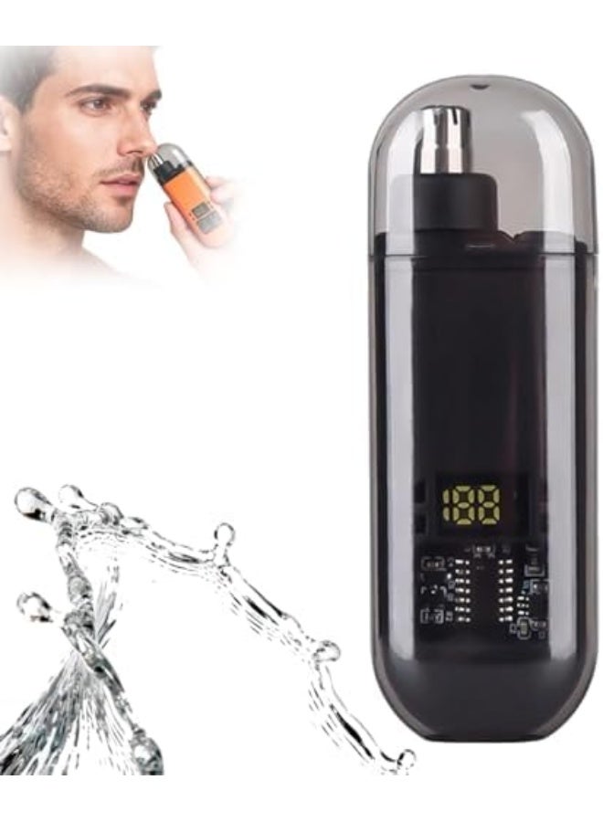 HPMY 2-In-1 Nose Hair Trimmer For Effortless,Groom With Precision, All-Day Comfort,Electric Nose Hair Trimmer For Men Women Rechargeable,Waterproof Nasal Hair Cutter With Digital Display - Image 1