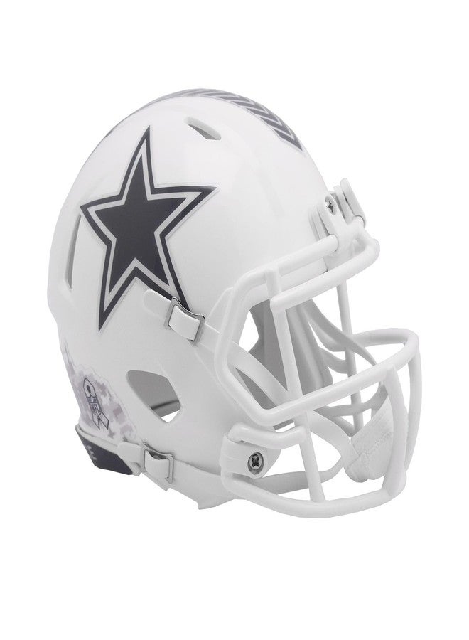 Riddell Dallas Cowboys 2024 NFL Salute to Service Speed Mini Helmet - Image 1