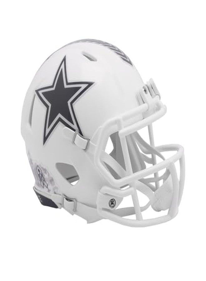 Riddell Dallas Cowboys 2024 NFL Salute to Service Speed Mini Helmet - Image 4