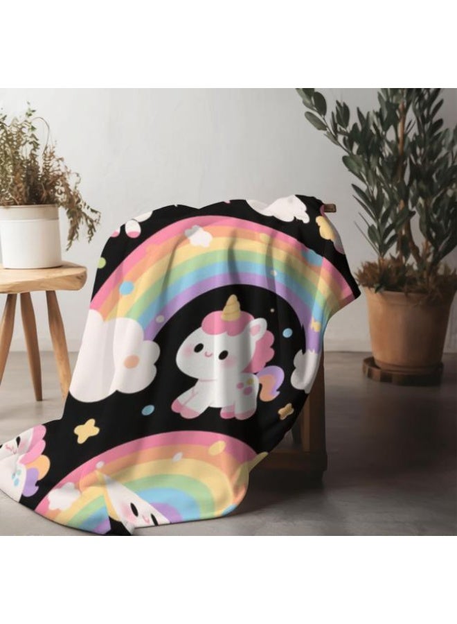 عام بطانية رقيقة من الفانيلا الكرتونية للأطفال والرضع (دافئة ومريحة، ومناسبة للنوم والألعاب) 70 سم * 100 سم - Image 4