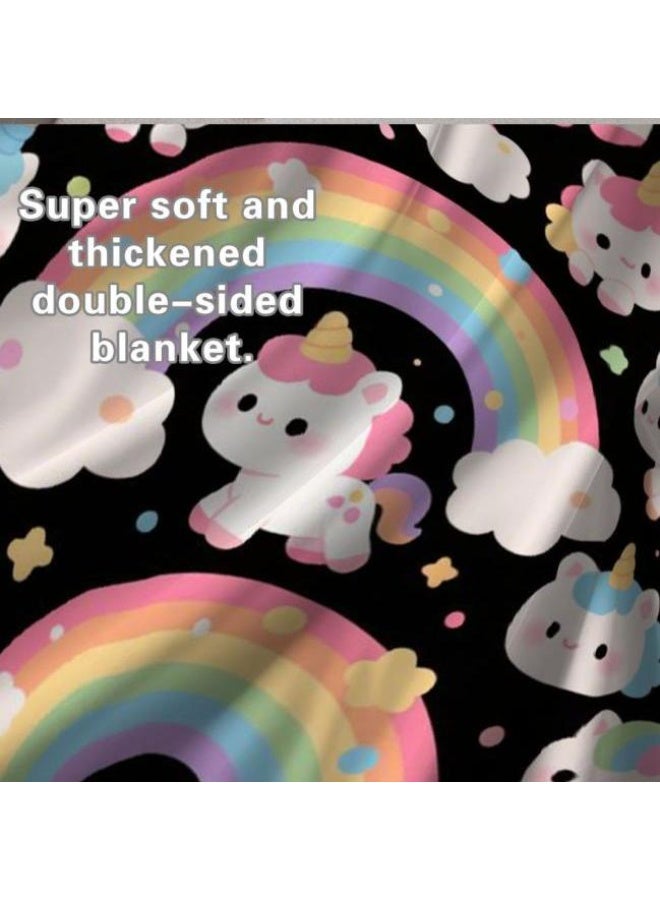 عام بطانية رقيقة من الفانيلا الكرتونية للأطفال والرضع (دافئة ومريحة، ومناسبة للنوم والألعاب) 70 سم * 100 سم - Image 5