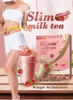 Wins Town Slimming Milk Tea Low-Calorie Delight  New Choice for Effortless Weight Loss Slimming milk tea is a low-calorie beverage specially designed for healthy  Made with natural ingredients  - Image 1