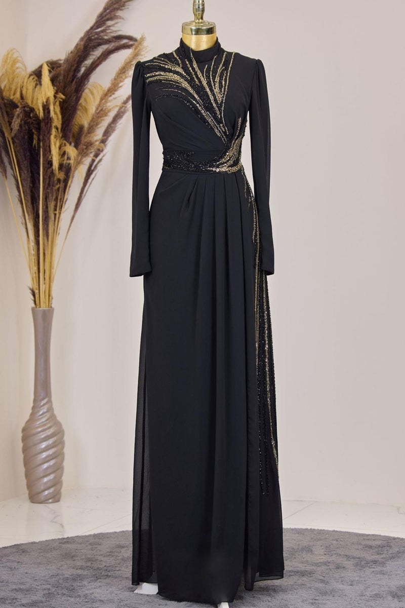 Esilanur Ebru Hijab Jumpsuit Black - Image 1