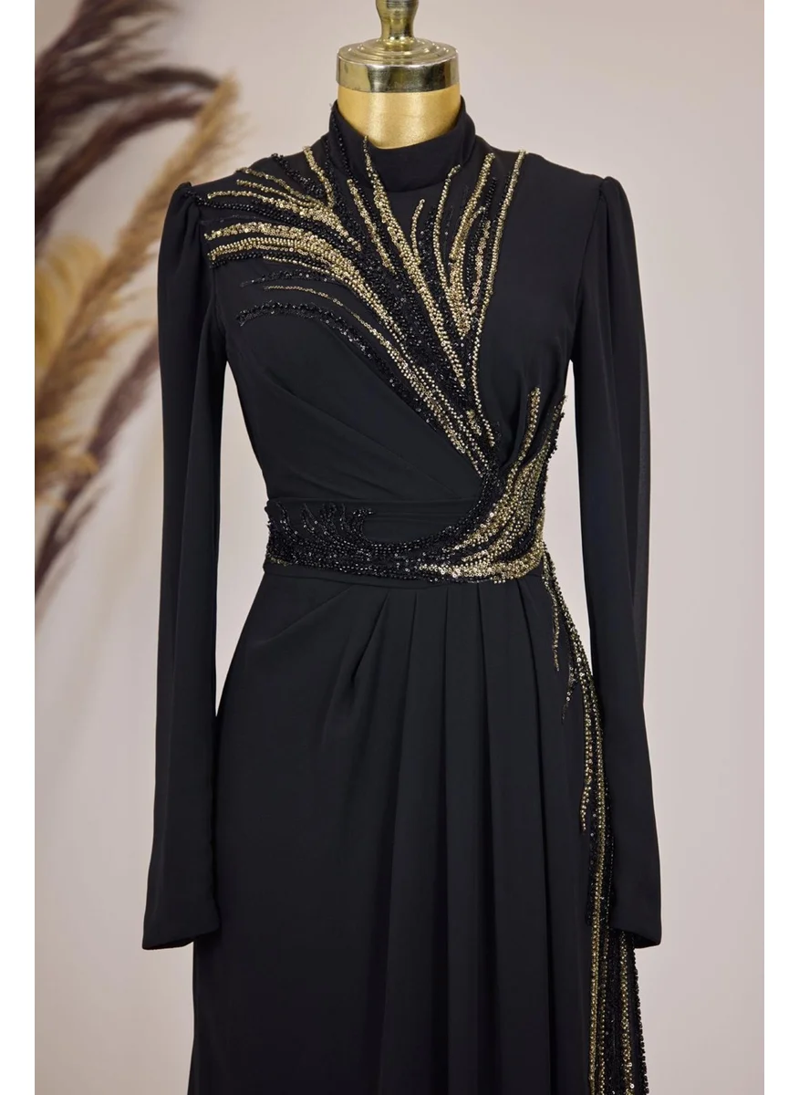 Esilanur Ebru Hijab Jumpsuit Black