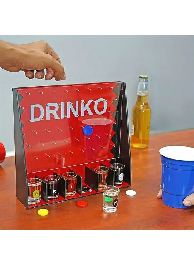 Drinko Drinking Game Board Shot Glass Party Fun for Groups Couples - Image 2