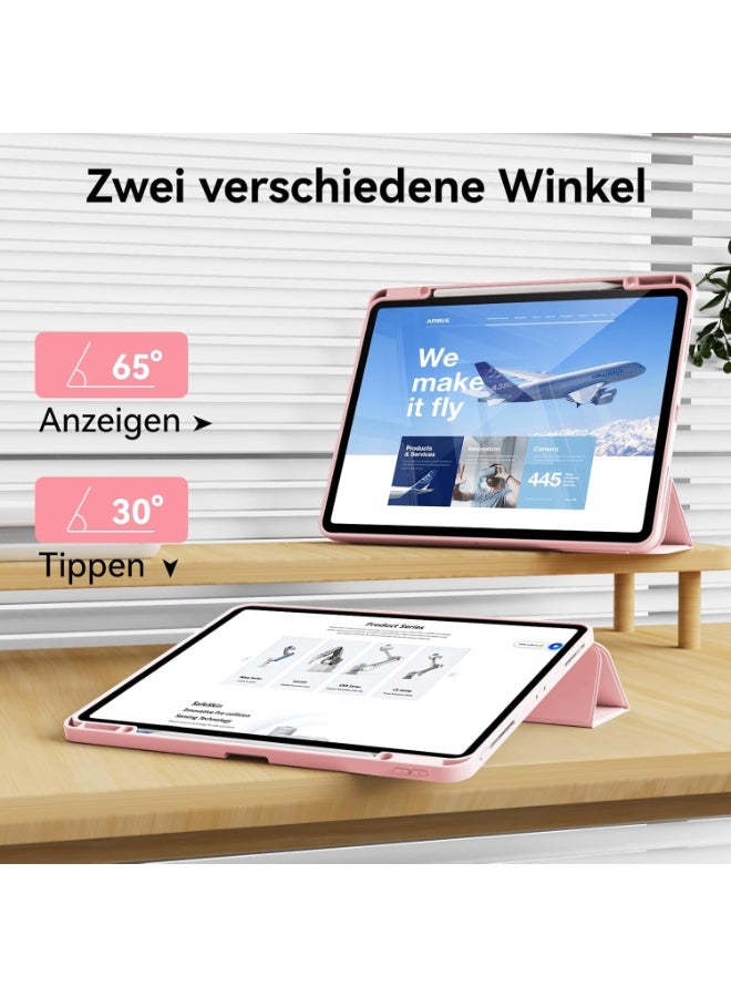LEDIN Case for iPad Pro 12.9 Inch 2022 2021 2020 (6th/5th/4th Generation) with Pencil Holder for Charging, Soft TPU Back, Car Wake/Sleep Case for iPad Pro 12.9 - Image 4