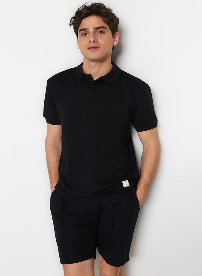 trendyol Man Polo T-Shirts Black  - Image 1