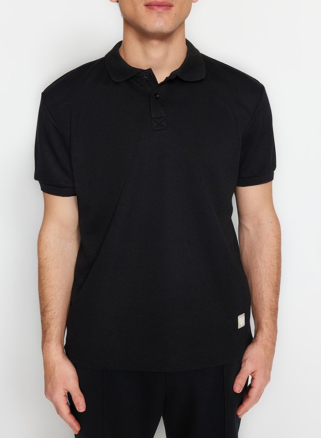 trendyol Man Polo T-Shirts Black  - Image 2