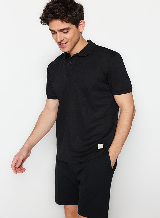 trendyol Man Polo T-Shirts Black  - Image 4