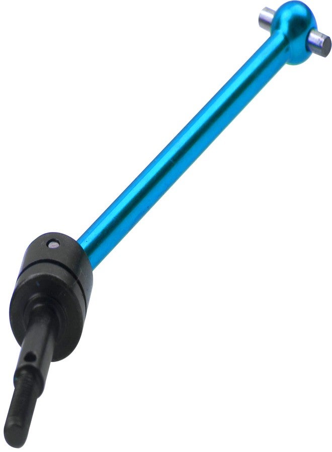 Vgoohobby 4Pcs Vgoohobby Aluminum CVD Drive Shaft Joint CVD Driveshaft Compatible with Tamiya TT02B TT-02B DT02 DT03 DF02 1/10 RC Car (Blue) - Image 4