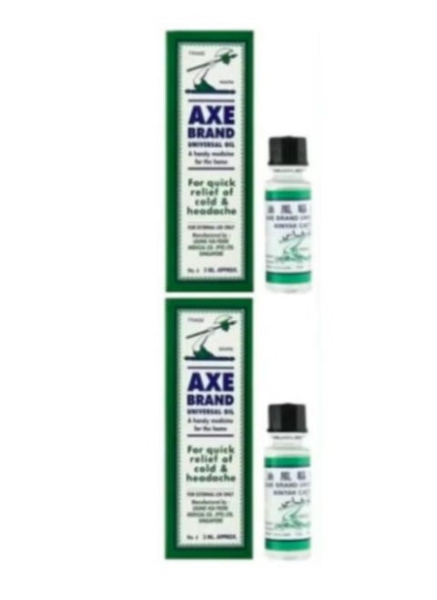 Two pieces: Universal cold and headache oil, 3 ml