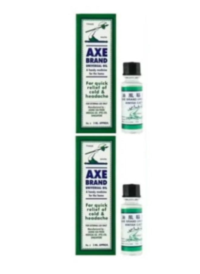 Axe - Two pieces: Universal cold and headache oil, 3 ml - Image 1
