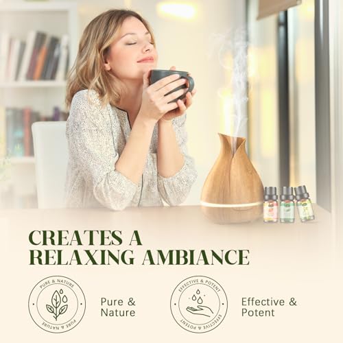 Hanolly Essential Oils Set, Aromatherapy Essential Oil Kit for Diffuser, Humidifier, Massage, Skin Care (32 x 5ml) - Eucalyptus, Lavender, Tea Tree, Peppermint, Lemongrass, Frankincense, Cinnamon, Sandalwood - Image 3