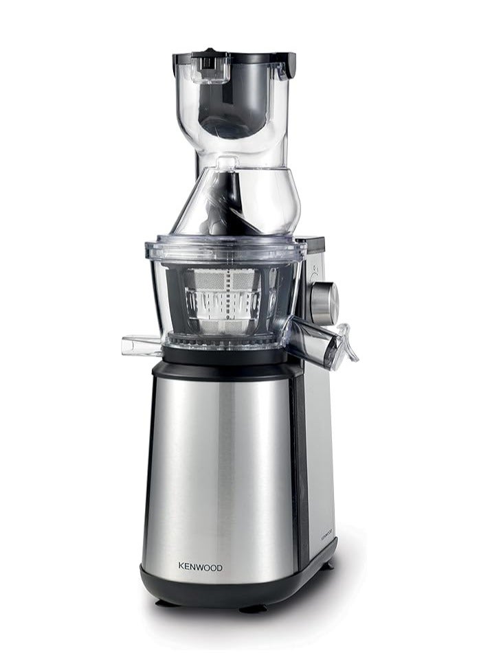 KENWOOD Kenwood Pure Juice Pro Slow Juicer, Metal, Jmm70.000Bk, Silver 