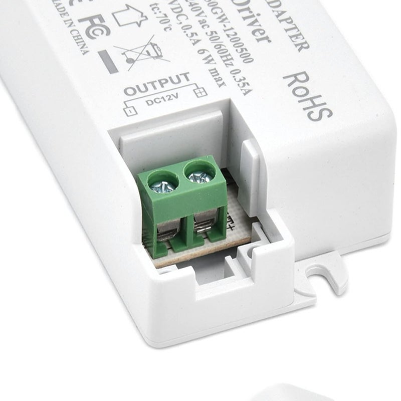 Lighting Lighting Accessories, AC100‑240V 0.35A Output DC12V 0.5A 6W LED Transformer Ideal for Bathroom Lighting US Closed and LED Driver Input Lighting - Image 3