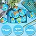 Poen 400 Pcs Globe Squeeze Balls 2 Inch Mini World Earth Stress Balls Bulk Educational Relief Foam Squeeze Ball with Blue Drawstring Bag for Finger Exercise School Reward Party Gift - Image 4