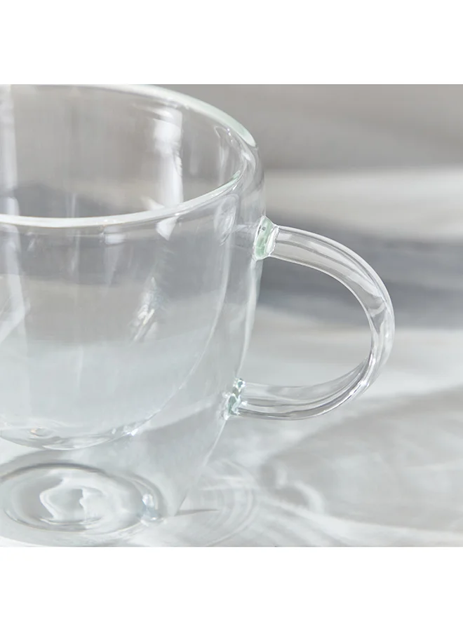 Home Box Sip Savor 2-Piece Double Wall Mug Set 150 ml