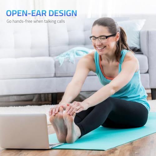 Tulbeys Bluetooth Audio Smart Glasses - Blue Light Glasses for Women and Men, Open Ear Sound with Mic & Speakers, Blue Light Filter & Polarized Sunglasses Lenses，Silver - Image 5