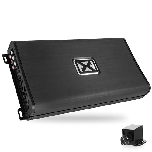 NVX VAD11005 v2 Model 5-Channel Class D Amplifier 2200W Peak, 1100W RMS, 2/4-ohm Stable, High/Low Pass X-Over, Bass Boost, Remote Subwoofer Bass Knob, for Car/Truck/Marine/UTV/Motorcycle (VAD11005v2) - Image 1