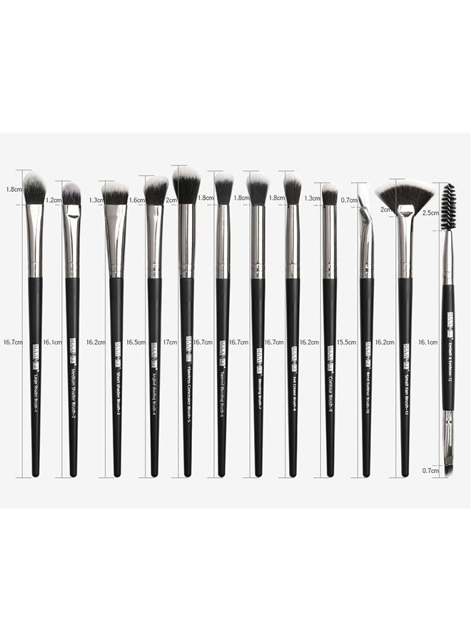 مانجي مجموعة فرش مكياج 18 قطعة مع أكياس مستحضرات التجميل ، فرش مكياج احترافية شاملة للمبتدئين - Image 5