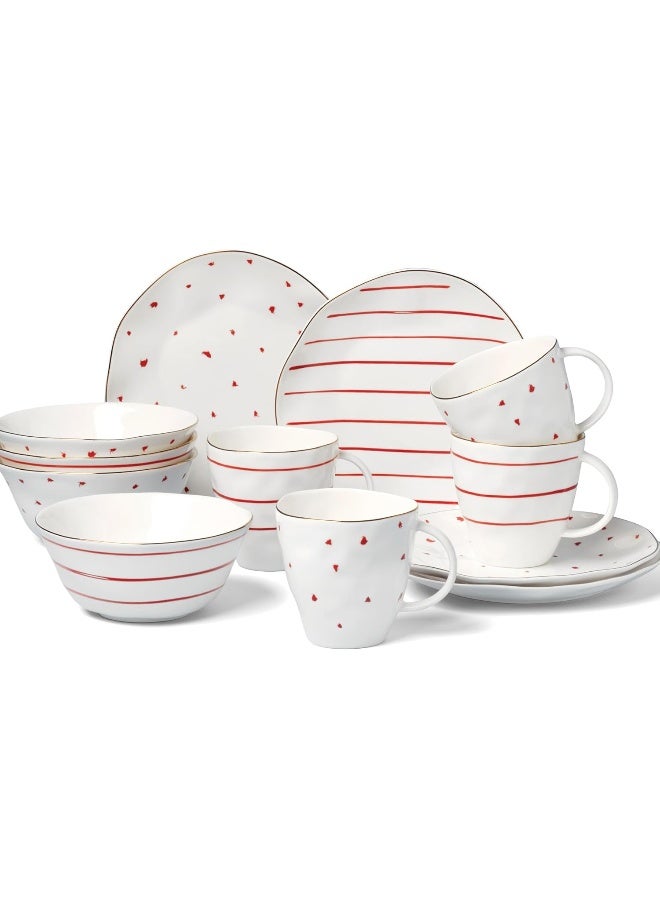 LENOX Lenox 896839 Garnet Bay 12Piece Dessert Set  - Image 1