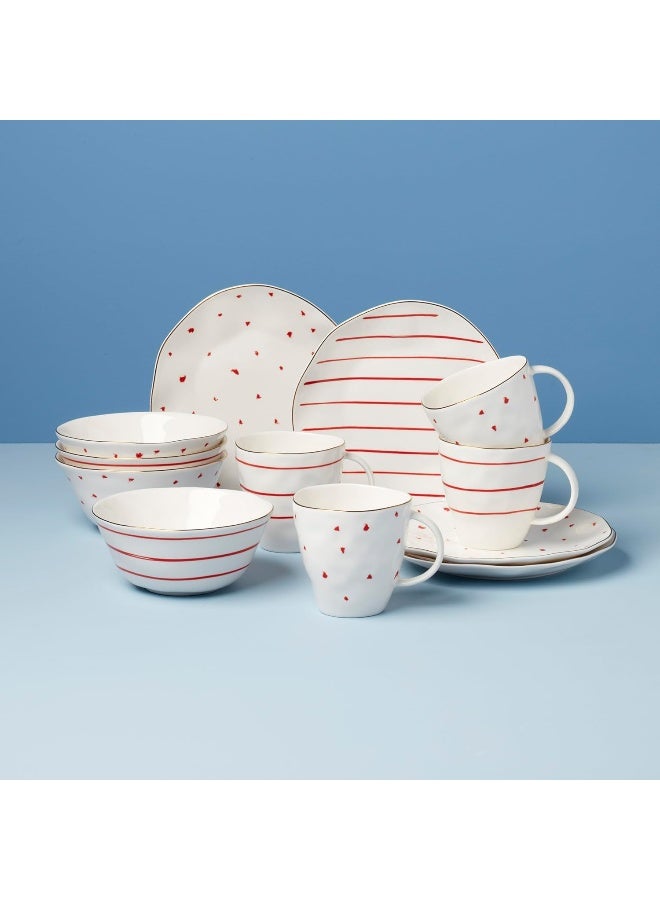 LENOX Lenox 896839 Garnet Bay 12Piece Dessert Set  - Image 2