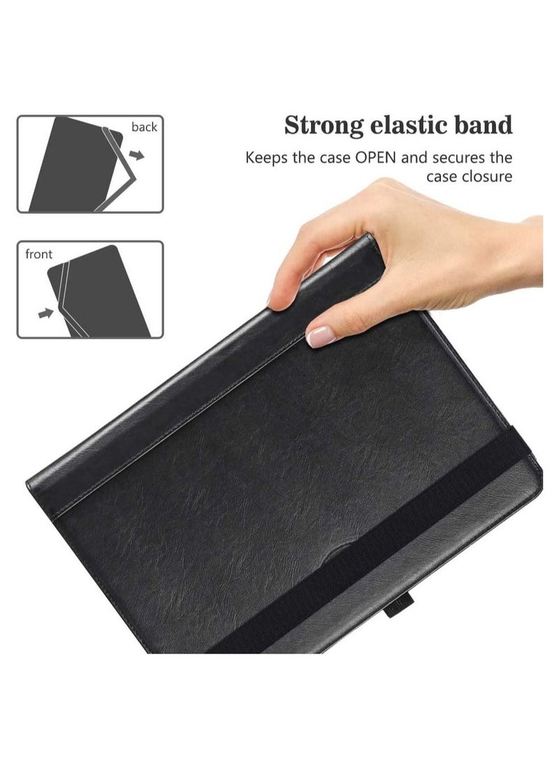 erorex - Universal Tablet Case Protective Cover Stand Folio Case 10.1 Inch Android Touchscreen Tablet with 360 Degree Rotatable Kickstand and Multiple Viewing Angles Black - Image 1