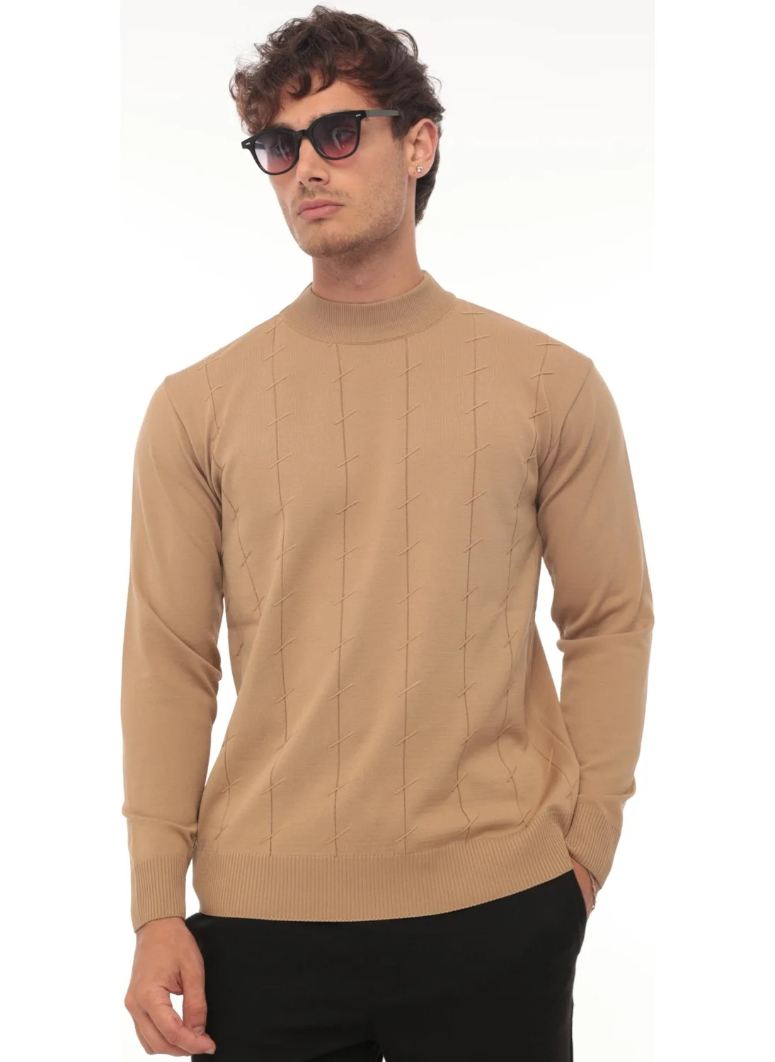 Miron Kamel Turtleneck Knit Sweater - 2443