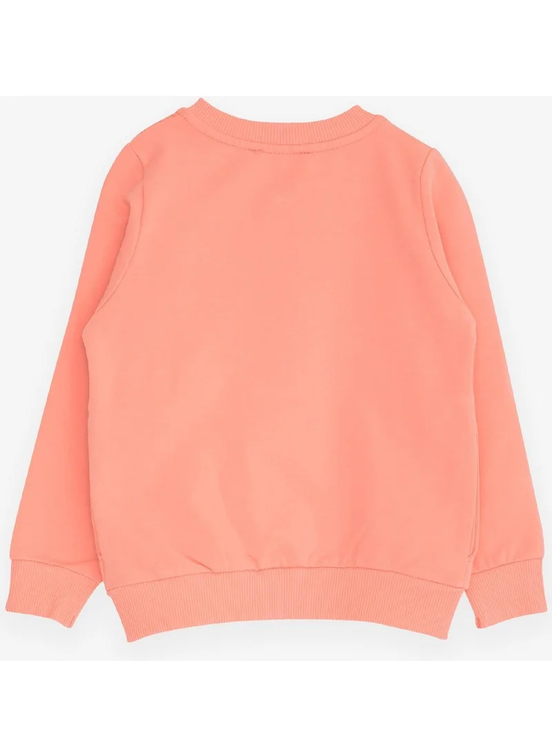Breeze Girl's Cardigan Laced 3-7 Years, Salmon
