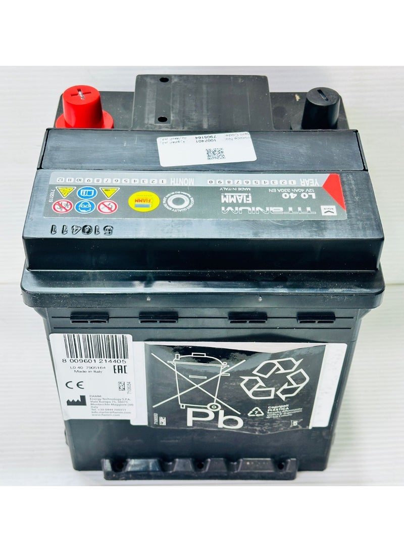 فيام بطارية تشغيل لسيارات تويوتا الهجينة 12 فولت 40 أمبير/ساعة LN0 / 54018 / DIN40L - Image 3