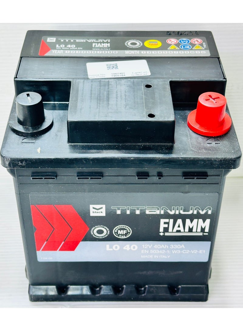 فيام بطارية تشغيل لسيارات تويوتا الهجينة 12 فولت 40 أمبير/ساعة LN0 / 54018 / DIN40L - Image 1