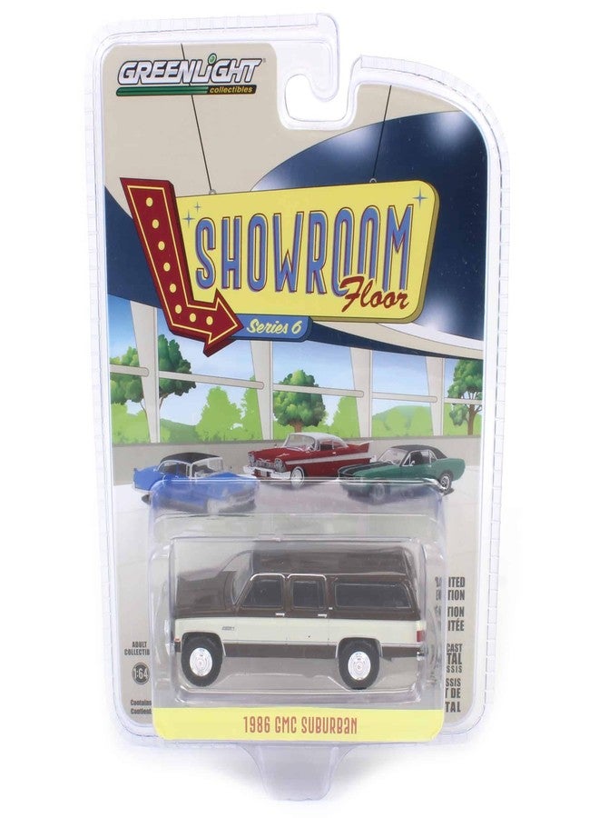 Truck شاحنة جي إم سي سوبيربان موديل 1986 بمقياس 1/64، لون برونزي وبني فاتح، من سلسلة صالات العرض 6، رقم الموديل 68060-E - Image 5