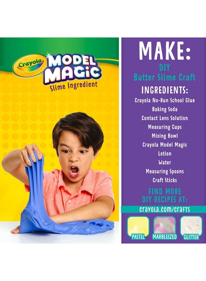 كرايولا موديل ماجيك (دلو ٢ رطل)، بديل طين التشكيل، ألوان أساسية، طين يجف في الهواء للأطفال، لوازم الفصول الدراسية، ٣+ - Image 4