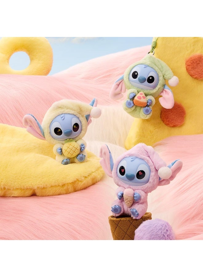 ستيتش مجموعة Stitch Eat Something Before Sleep لعبة قماشية من الفينيل صندوق مفاجأة مجسم تصميم عشوائي صندوق مغلق لعبة مقتنيات لعبة للديكور المنزلي هدايا أعياد الميلاد ( شكل عشوائي واحد) - Image 3