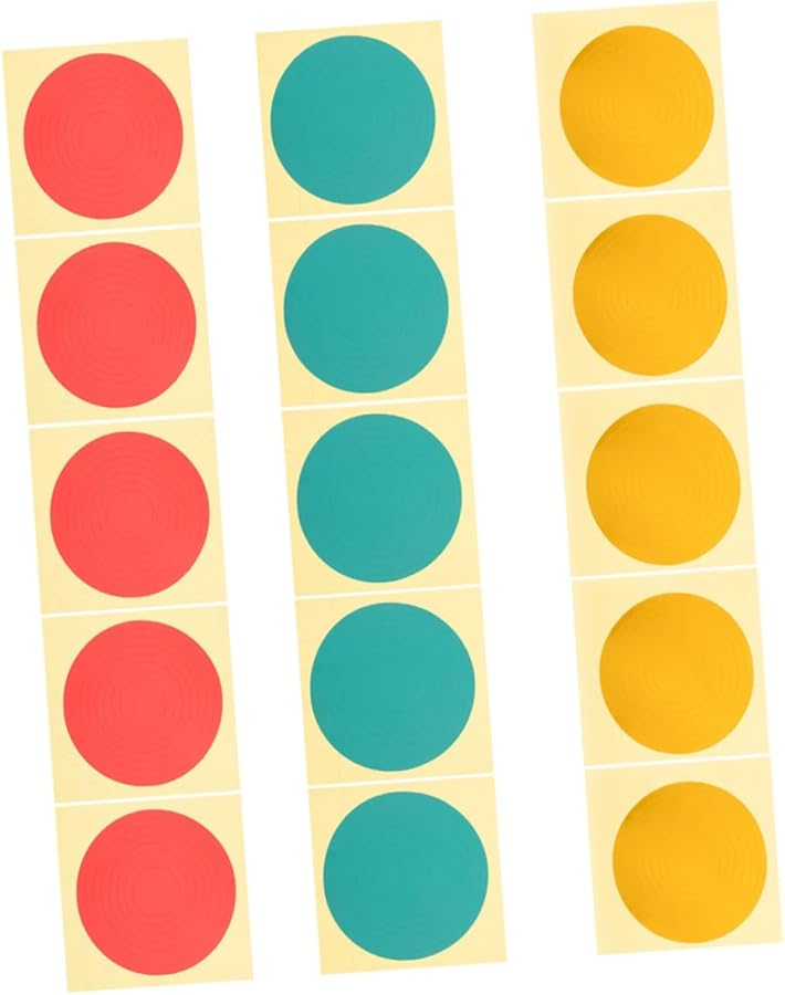 15 Pcs Red Green Yellow Reflective Pressure Gauge Stickers Industrial Safety Range Markers - Image 1