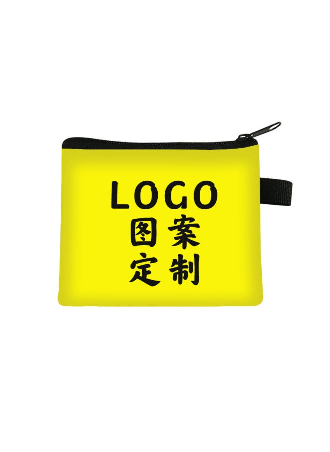 Generic - Custom Polyester Coin Purse Student Key Canvas Card Holder Color Business Activity Storage Bag Wholesale-Color:17 - Image 1