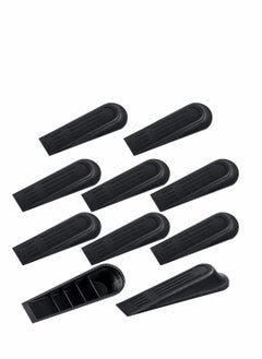 KASTWAVE Door Stoppers Wedge Heavy Duty Door Wedge, 10 Pcs Non-Slip Door Jammer, Plastic Door Stop Wedges for Home and Office, Interior Bathroom, Kitchen, Children's Room Door  - Image 1