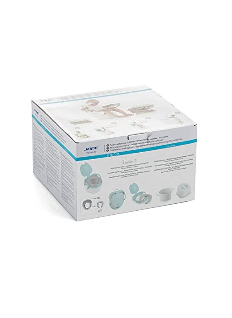 JANE - Aquarel Blue Educational 3 In 1 Musical Potty - Image 1