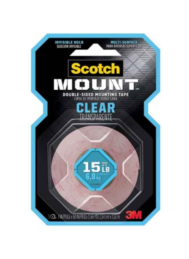 Scotch  Scotch Transparent Double Sided Mounting Tape  - Image 1