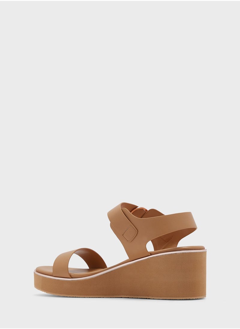 Multi Strap Wedge Sandals