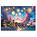Artipuz 1000 Piece Jigsaw Puzzle for Adults Firework of Summers End 275 x 197 Stress Relief Cognitive Challenge Ideal Mindfulness Gift for Family Game Night Artistic Wall Decor - Image 2