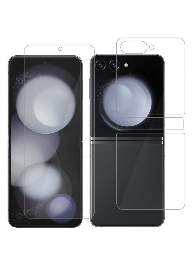 DUSALA Samsung Galaxy Z Flip 5 Screen Protcetor Scratch and Shatter Resistant Anti Bubble Glass - Image 1