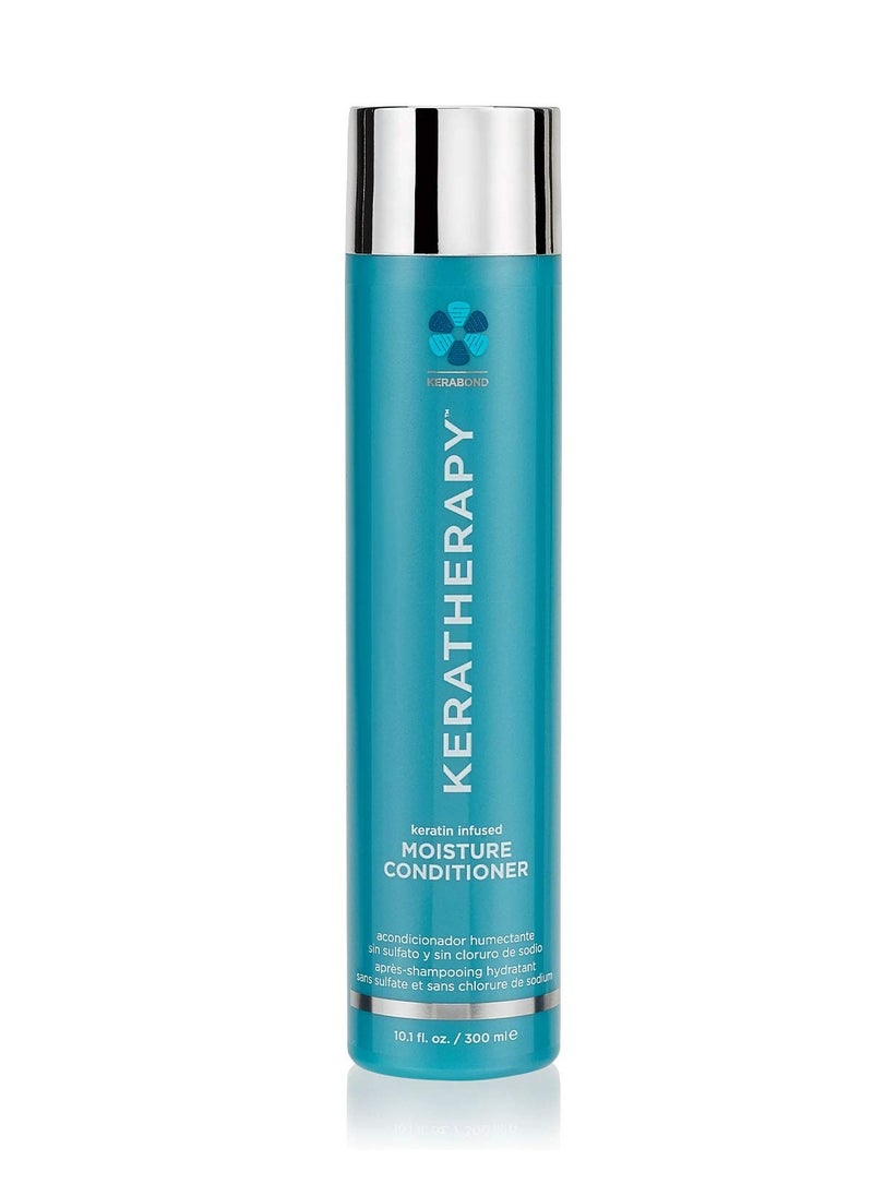 KERATHERAPY KERATHERAPY Keratin Infused Moisture Conditioner, 10.1 fl. oz., 300 ml - Hydrating & Moisturizing Conditioner for Dry or Damaged Hair with Collagen, Jojoba Oil, & Kerabond Technology - Sulfate Free  - Image 1