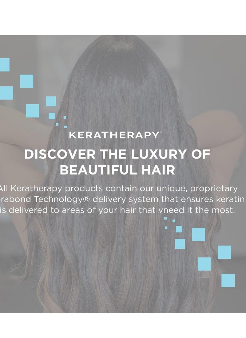 KERATHERAPY KERATHERAPY Keratin Infused Moisture Conditioner, 10.1 fl. oz., 300 ml - Hydrating & Moisturizing Conditioner for Dry or Damaged Hair with Collagen, Jojoba Oil, & Kerabond Technology - Sulfate Free  - Image 4