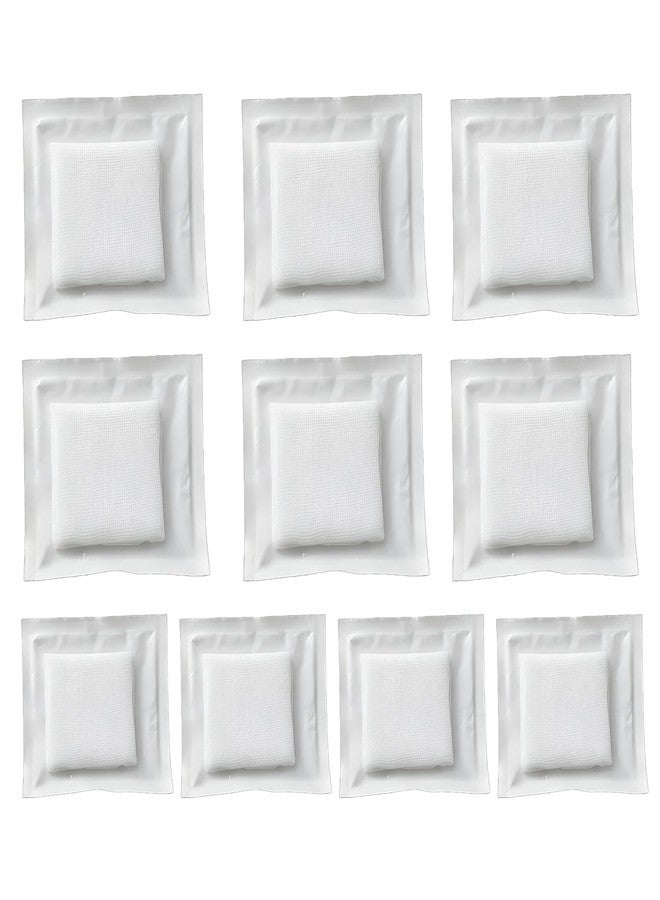 MED Sterile Multi-Layer Gauze Pieces - Absorbent, Non-Stick, Sterile Dressing Pads (10) - Image 1