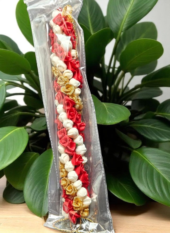 Chanderkash1PC Artificial Mogra Gajra for Hair Bun - Traditional Jasmine Gajra Scrunchie - Elegant Floral Hair Accessory for Women & Girls - Ideal for Weddings, Festive - Image 2