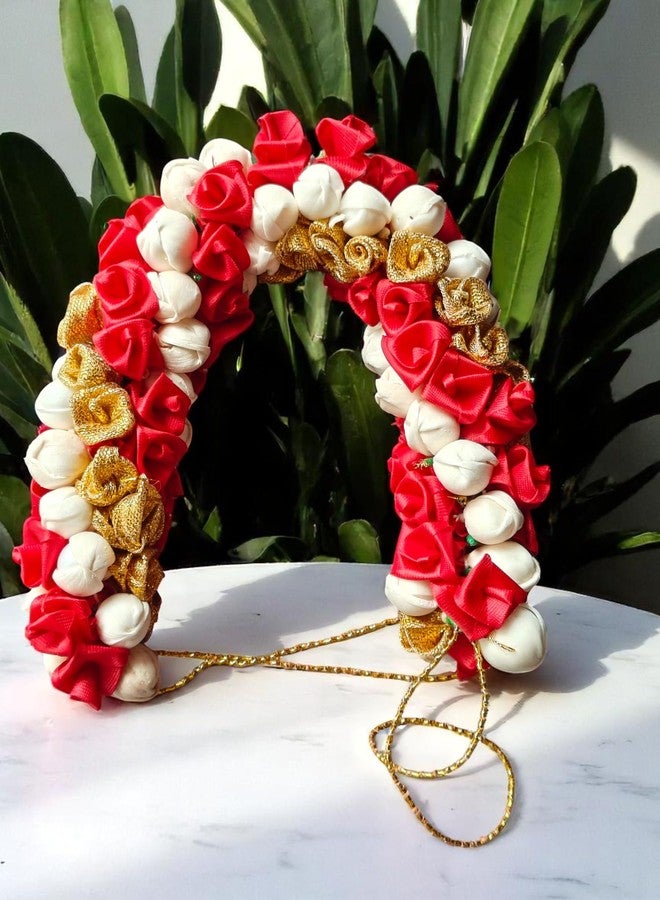 Chanderkash1PC Artificial Mogra Gajra for Hair Bun - Traditional Jasmine Gajra Scrunchie - Elegant Floral Hair Accessory for Women & Girls - Ideal for Weddings, Festive - Image 3