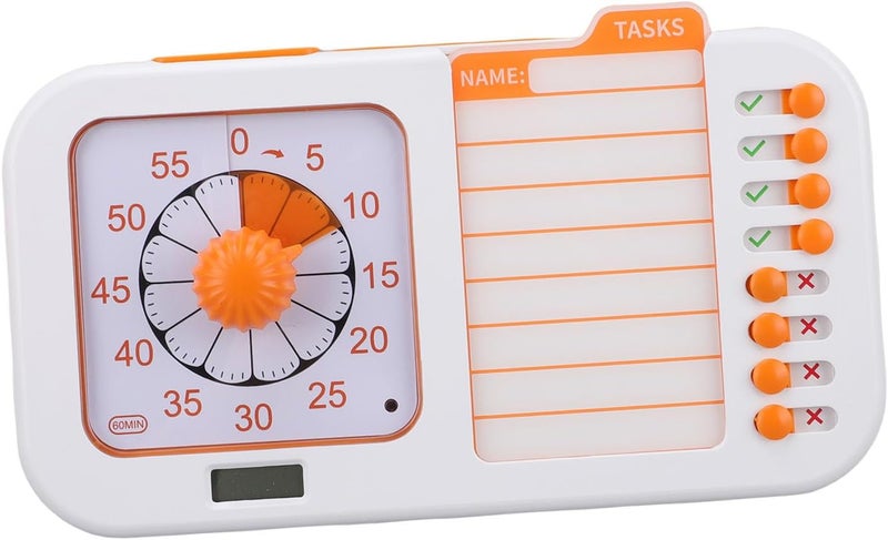 [Family favorite] 3-in-1 Visual Timer with Planning Board and Visual Schedule - Time Management Tool for Classroom Organization, Home School Scheduling, and Student Productivity Trendy economical quality Labor saving Local inventory listed item Popular across all KSA cities Reliable local delivery service Wide daily application Stock running out quickly Unprecedented discount Multi-category warehouse equip Top pick for Saudi summer Practical build Multi-use well optimized build Popular practical build Any KSA address orderable KSA market compliant quality Designed for KSA market Suburban residential ship Ship within Saudi Arabia Big cost saving Made per KSA market demand Easy store & operate Trending item Moisture proof Fast delivery across KSA - Image 5