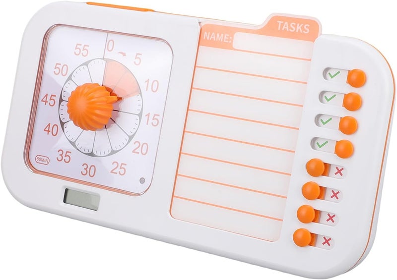 [Family favorite] 3-in-1 Visual Timer with Planning Board and Visual Schedule - Time Management Tool for Classroom Organization, Home School Scheduling, and Student Productivity Trendy economical quality Labor saving Local inventory listed item Popular across all KSA cities Reliable local delivery service Wide daily application Stock running out quickly Unprecedented discount Multi-category warehouse equip Top pick for Saudi summer Practical build Multi-use well optimized build Popular practical build Any KSA address orderable KSA market compliant quality Designed for KSA market Suburban residential ship Ship within Saudi Arabia Big cost saving Made per KSA market demand Easy store & operate Trending item Moisture proof Fast delivery across KSA - Image 1